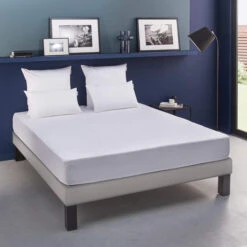 Protège Matelas Bultex Coton Doux - Bonnet Extensible 20 à 30 Cm -Lematelas Soldes Boutique protege matelas coton doux ambiance