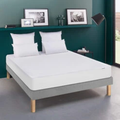 Protège Matelas Bultex Grand Confort Absorbant - Bonnet Extensible 20 à 30 Cm -Lematelas Soldes Boutique protege matelas grand confort absorbant ambiance 1