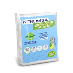 Protège Matelas Anti-acariens Greenfirst Imperméable Molleton 100% Coton -Lematelas Soldes Boutique protege matelas greenfirst 3