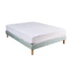 Protège Matelas Molleton 100% Coton Bio - Bonnet 27 Cm
