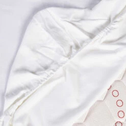 Protège Matelas Molleton 100% Coton - Bonnet 27 Cm -Lematelas Soldes Boutique protege matelas molleton bonnet 27 fond blanc 3