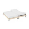 Protège Matelas Anti-acariens Microstop Molleton Imperméable - Bonnet 27 Cm TPR Pour Sommier Articulé