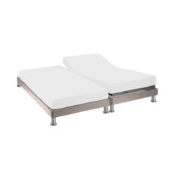 Protège Matelas Molleton 100% Coton - Bonnet 27 Cm TPR Pour Sommier Articulé