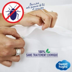 Protège Oreiller Anti-acariens Et Anti-punaises Sans Traitement -Lematelas Soldes Boutique protege oreiller anti punaise anti acariens 3
