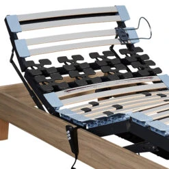 Sommier électrique Someo TPR 50 Décor Chêne -Lematelas Soldes Boutique reflexion chene clair4 1 5
