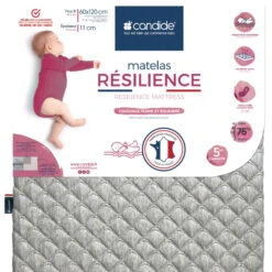 Candide Matelas Bébé Déhoussable RESILIENCE -Lematelas Soldes Boutique resilience fond blanc 4