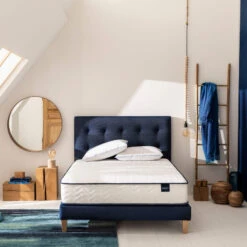 Ensemble Matelas Ressorts, Sommier, Pieds, Tête De Lit, Couette Et Oreiller Rêve 300 - SOMEO -Lematelas Soldes Boutique reve 300 ambiance 4