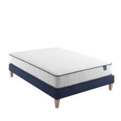Ensemble Matelas Ressorts, Sommier Et Pieds Rêve 300 - SOMEO