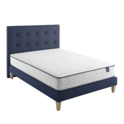 Ensemble Matelas Ressorts, Sommier, Pieds Et Tête De Lit Rêve 300 - SOMEO