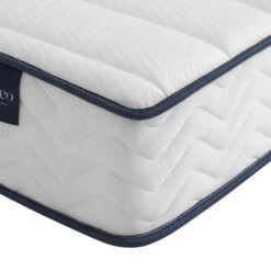 Ensemble Matelas Ressorts, Sommier, Pieds, Tête De Lit, Couette Et Oreiller Rêve 300 - SOMEO -Lematelas Soldes Boutique reve 300 zoom ganse zip fond blanc 20