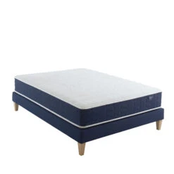 Ensemble Matelas Ressorts, Sommier Et Pieds Rêve 400 - SOMEO