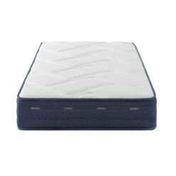 Ensemble Matelas Ressorts Et Mémoire De Forme, Sommier Lune Et Pieds Rêve 500 - SOMEO -Lematelas Soldes Boutique reve 500 face fond blanc 184 36