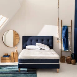 Ensemble Matelas Ressorts Et Mémoire De Forme, Sommier, Pieds Et Tête De Lit Rêve 600 - SOMEO -Lematelas Soldes Boutique reve 600 ambiance 2