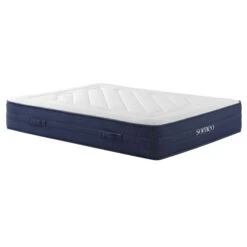 Ensemble Matelas Ressorts, Latex Et Mémoire De Forme, Sommier, Pieds, Couette Et Oreiller Rêve 700 - SOMEO -Lematelas Soldes Boutique reve 700 3 4 droit fond blanc 366 12