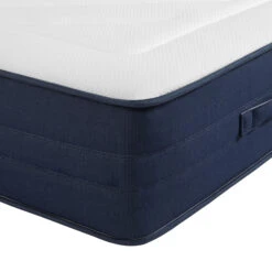 Ensemble Matelas Ressorts, Latex Et Mémoire De Forme, Sommier, Pieds, Couette Et Oreiller Rêve 700 - SOMEO -Lematelas Soldes Boutique reve 700 zoom ganse zip fond blanc 15