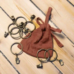 Lot De 2 Rideaux Gaze De Coton Ajustables 140x300 Cm 9 Lot De 2 Rideaux Gaze De Coton Ajustables 140x300 Cm -Lematelas Soldes Boutique ridea double gaze ajustable orange 4 2