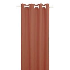 Rideau à œillets En Coton Recyclé 135x250 -Lematelas Soldes Boutique rideau coton recycle terra face fond blanc