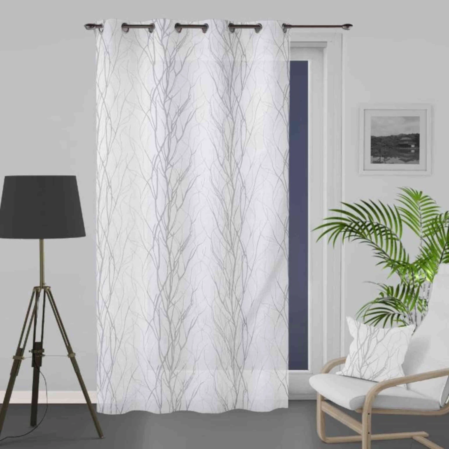 Rideau à œillets Liane 132x250 Cm 1 Rideau à œillets Liane 132x250 Cm