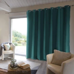 Rideau Occultant Thermique à œillets 280x260 -Lematelas Soldes Boutique rideau polaire canard 16