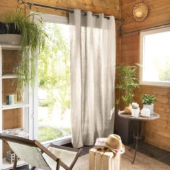 Rideau Tamisant à œillets 140x260