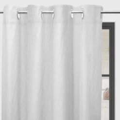 Rideaux à œillets Bohème 135x180 Cm -Lematelas Soldes Boutique rideaux illets boh me blanc 135x180 1
