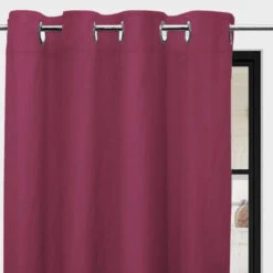 Rideaux à œillets Bohème 135x180 Cm -Lematelas Soldes Boutique rideaux illets boh me framboise 135x180 1