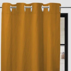 Rideaux à œillets Bohème 135x180 Cm -Lematelas Soldes Boutique rideaux illets boh me jaune 135x180 1
