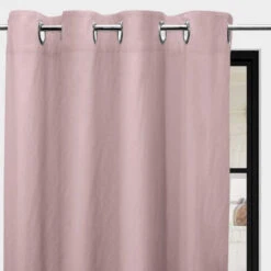 Rideaux à œillets Bohème 135x180 Cm -Lematelas Soldes Boutique rideaux illets boh me rose 135x180 1