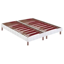 Ensemble Bultex Nano Confort Extra-ferme LIGHTNESS -Lematelas Soldes Boutique sommier bultex confort bi lattes morphologiques apparentes 2x90x200