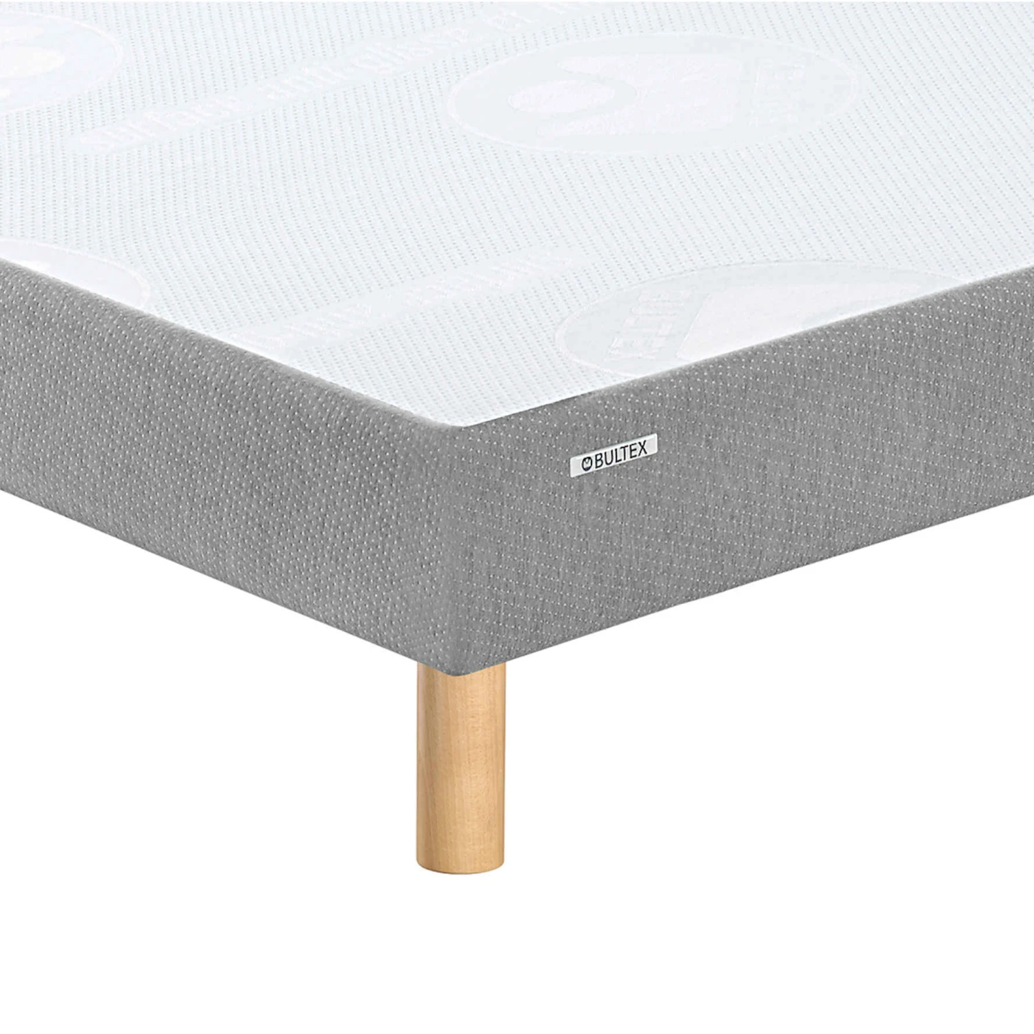 Sommier Bultex Vigoroso Gris Confort Ferme + Pieds 2 Sommier Bultex Vigoroso Gris Confort Ferme + Pieds – Image 2