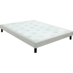 Sommier Epeda Confort Ferme Chenillé Lin 15 Cm NATURE