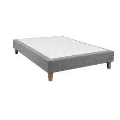 Sommier Ressorts Ensachés Gris Moyen Chiné