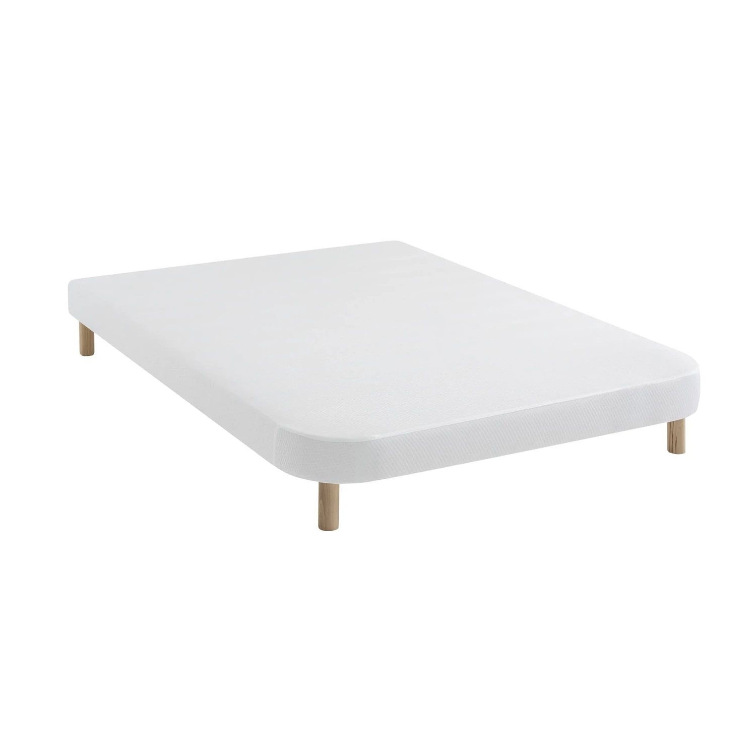 Sommier Demi-corbeille Tapissier Blanc 13 Cm Lune - SOMEO 1 Sommier Demi-corbeille Tapissier Blanc 13 Cm Lune - SOMEO