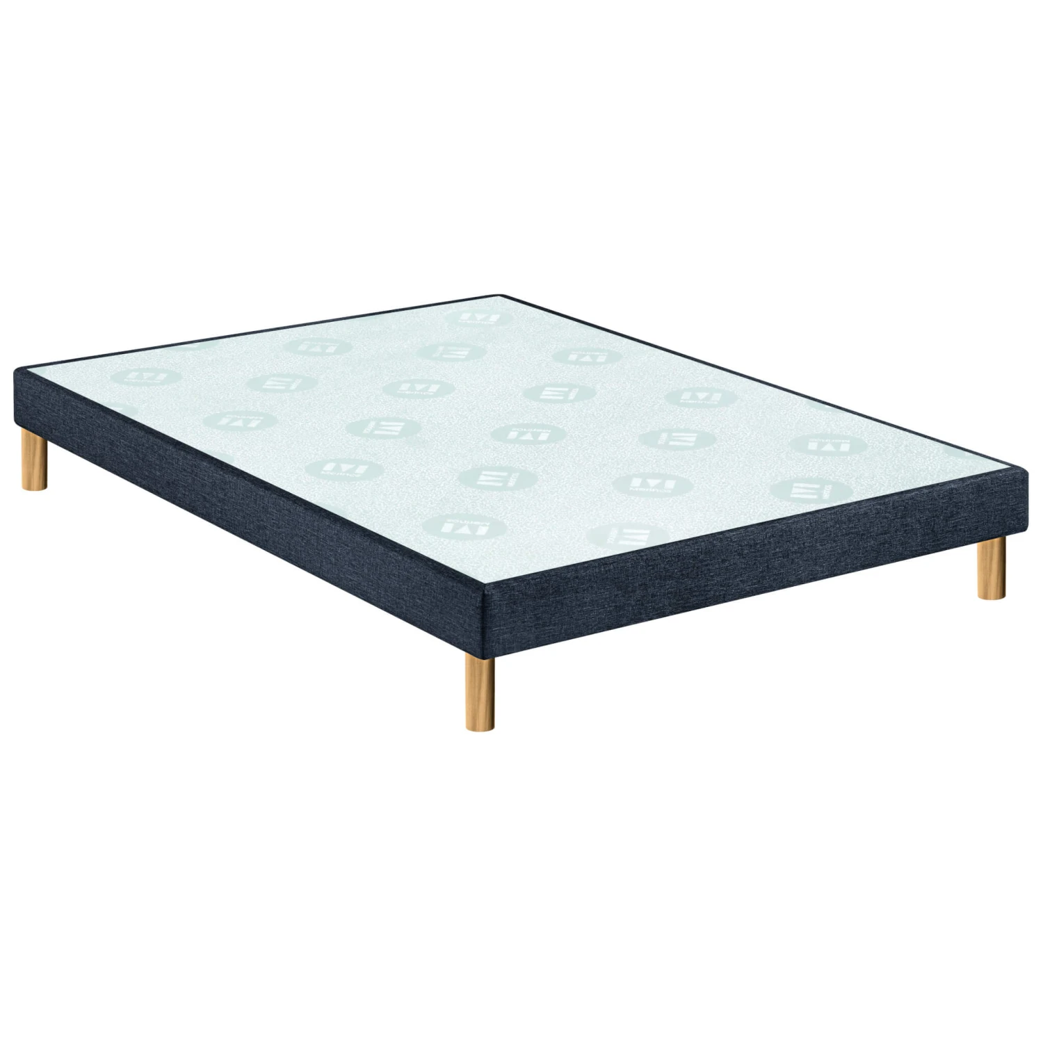 Sommier Déco Merinos Gris Anthracite 15 Cm Avec Pieds 1 Sommier Déco Merinos Gris Anthracite 15 Cm Avec Pieds