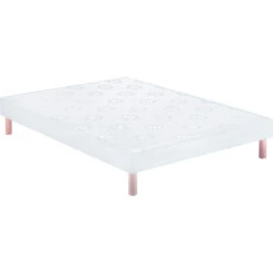 Sommier Déco Merinos Blanc 15 Cm Avec Pieds