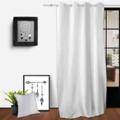 Rideau à œillets Spirit 135x250 Cm -Lematelas Soldes Boutique spirit blanc