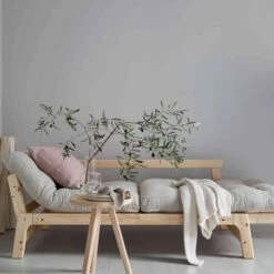 Banquette Ajustable STEP En Pin Massif Blanc Matelas Inclus 2x70x100 -Lematelas Soldes Boutique step ambiance 2 2