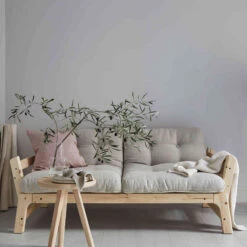 Banquette Ajustable STEP En Pin Massif Blanc Matelas Inclus 2x70x100 -Lematelas Soldes Boutique step ambiance 3 2