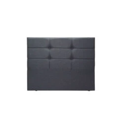 Tête De Lit Déco Cozy Chiné Anthracite - Merinos -Lematelas Soldes Boutique t te de lit cozy anthracite