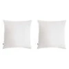 Lot De 2 Taies D'oreillers Double Gaze De Coton Blanc