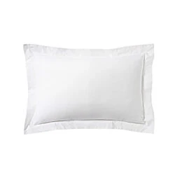 Lot De 2 Taies D'oreiller Blanc 100% Lin -Lematelas Soldes Boutique taie oreiller lin blanc fond blanc 4