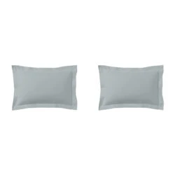 Lot De 2 Taies D'oreillers Percale Archipel -Lematelas Soldes Boutique taie oreiller percale archipel fond blanc 3
