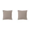 Lot De 2 Taies D'oreillers Percale Lin