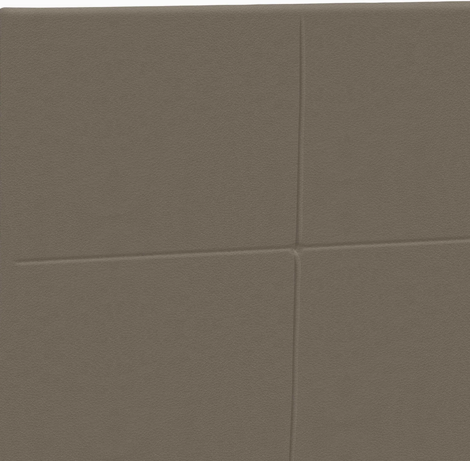 Tête De Lit Déco Carré Chic Simili Cuir Cappuccino - Epeda 2 Tête De Lit Déco Carré Chic Simili Cuir Cappuccino - Epeda – Image 2