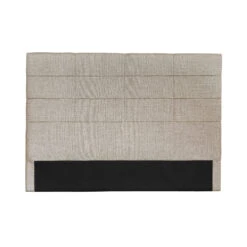 Tête De Lit Déco Aspect Quadrillé Beige