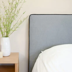 Tête De Lit OLVERA - Someo 14 Tête De Lit OLVERA - Someo -Lematelas Soldes Boutique tete de lit olvera gris ambiance 2 3