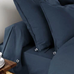 Taie De Traversin Flanelle Marine 5 Taie De Traversin Flanelle Marine -Lematelas Soldes Boutique tt candice marine ambiance