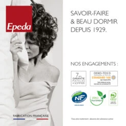 Sommier Lit Coffre En Kit Gris Cendré Epeda KALYPSO -Lematelas Soldes Boutique vignette epeda 26