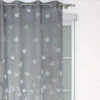 Voilage Tulipe Gris 140x240