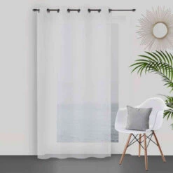 Voilage à œillets Dolly Blanc